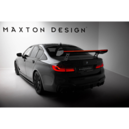 Karbonowy Spoiler Z Wewnętrznymi Wspornikami + LED BMW 5 / M5 Sedan G30 / F90