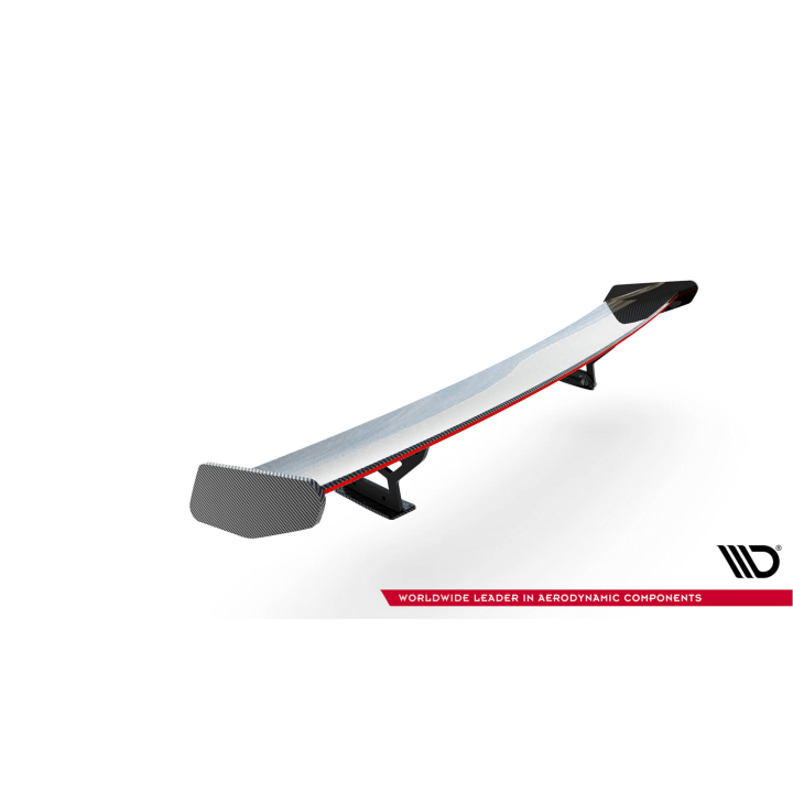 Karbonowy Spoiler Z Wewnętrznymi Wspornikami + LED BMW 5 / M5 Sedan G30 / F90