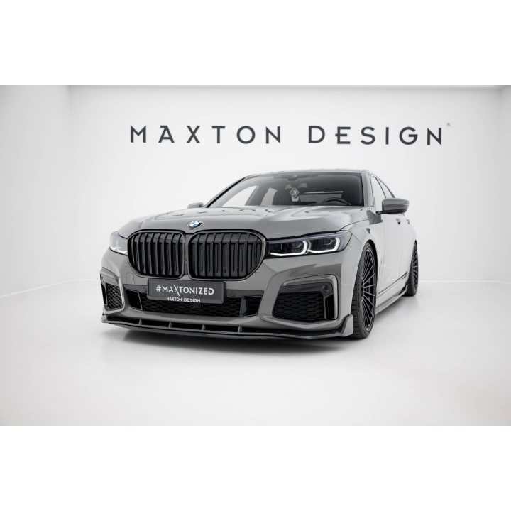 Karbonowy Splitter Prepreg + Splitter ABS Przedni BMW 7 M-Pack G11 Facelift