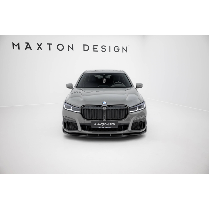 Karbonowy Splitter Prepreg + Splitter ABS Przedni BMW 7 M-Pack G11 Facelift