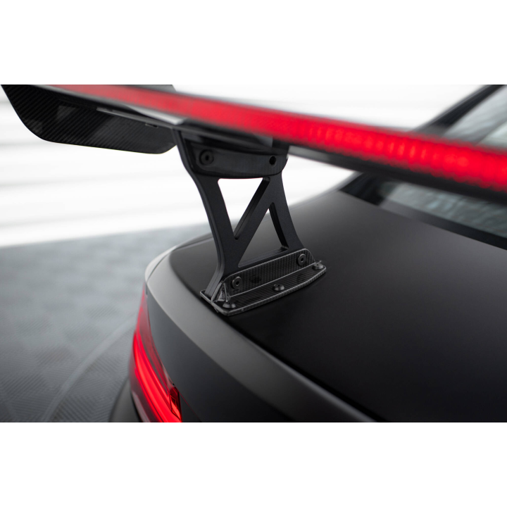 Karbonowy Spoiler Z Wewnętrznymi Wspornikami + LED BMW M2 F87 / 2 / 2 M-Pack F22
