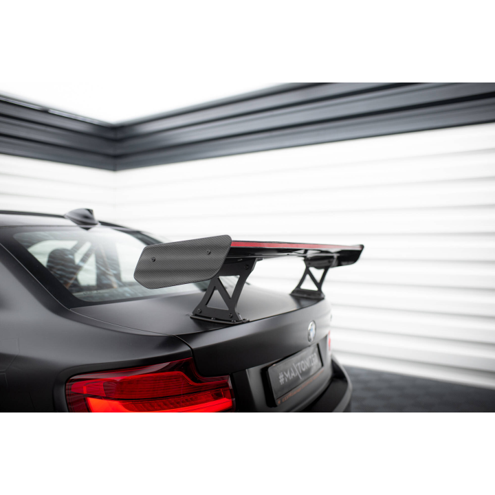 Karbonowy Spoiler Z Wewnętrznymi Wspornikami + LED BMW M2 F87 / 2 / 2 M-Pack F22