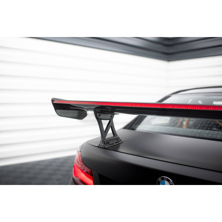 Karbonowy Spoiler Z Wewnętrznymi Wspornikami + LED BMW M2 F87 / 2 / 2 M-Pack F22
