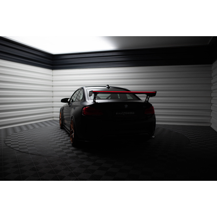 Karbonowy Spoiler Z Zewnętrznymi Wspornikami + LED BMW M2 F87 / 2 / 2 M-Pack F22