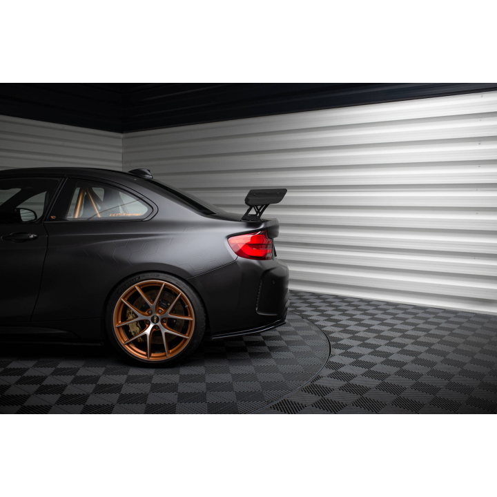 Karbonowy Spoiler Z Zewnętrznymi Wspornikami + LED BMW M2 F87 / 2 / 2 M-Pack F22