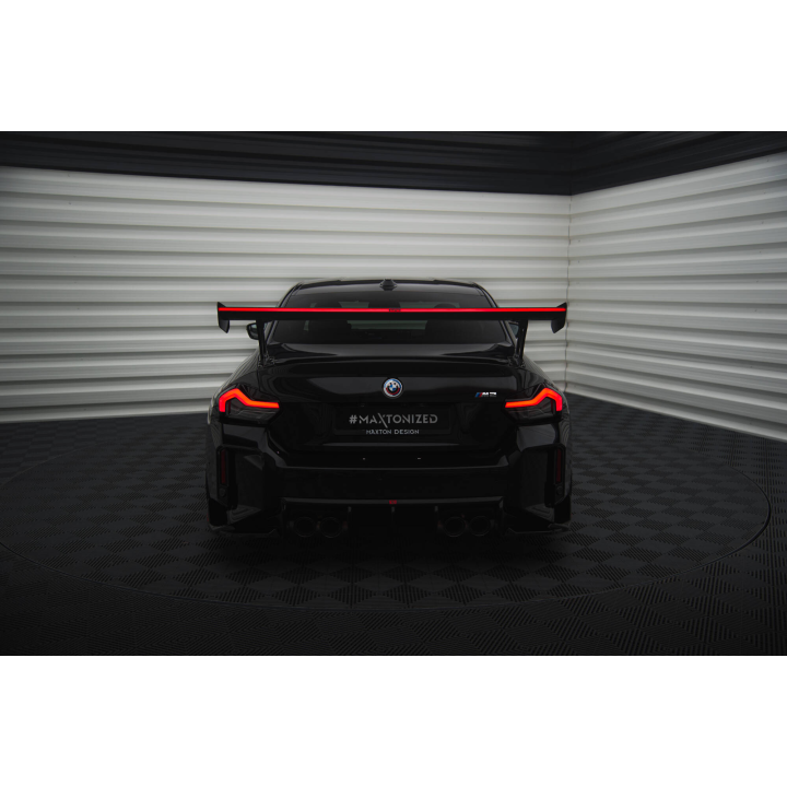 Karbonowy Spoiler Z Zewnętrznymi Wspornikami + Światło LED BMW M2 G87 / M240i / 2 M-Pack / 2 Standard G42