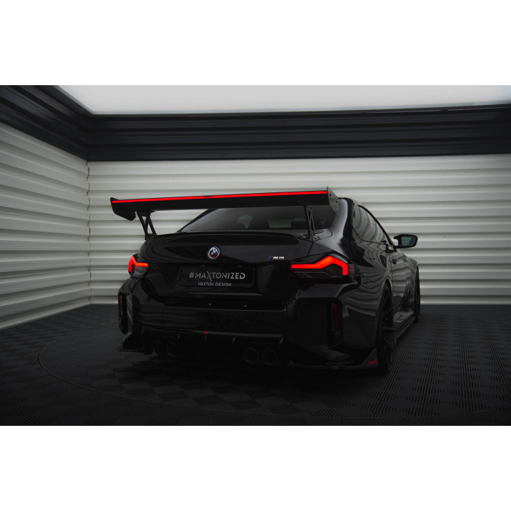 Karbonowy Spoiler Z Zewnętrznymi Wspornikami + Światło LED BMW M2 G87 / M240i / 2 M-Pack / 2 Standard G42