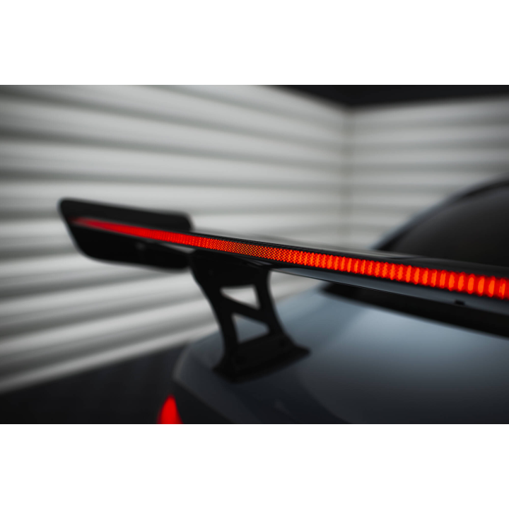 Karbonowy Spoiler Z Wewnętrznymi Wspornikami + LED BMW BMW M3 G80 / M340i G20 / 3 M-Pack G20 / 3 Standard G20
