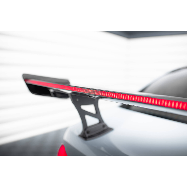 Karbonowy Spoiler Z Wewnętrznymi Wspornikami + LED BMW BMW M3 G80 / M340i G20 / 3 M-Pack G20 / 3 Standard G20