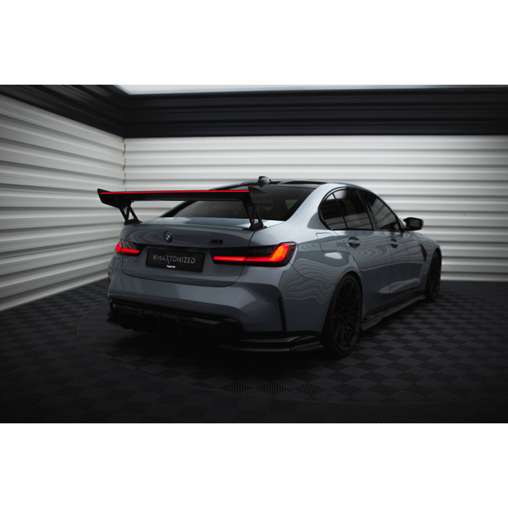 Karbonowy Spoiler Z Zewnętrznymi Wspornikami + LED BMW M3 G80 / M340i G20 / 3 M-Pack G20 / 3 Standard G20