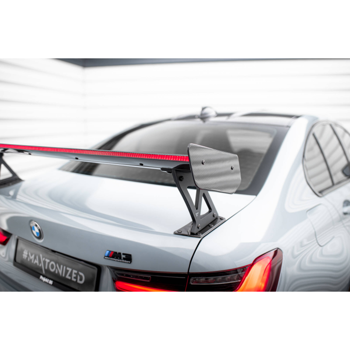 Karbonowy Spoiler Z Zewnętrznymi Wspornikami + LED BMW M3 G80 / M340i G20 / 3 M-Pack G20 / 3 Standard G20