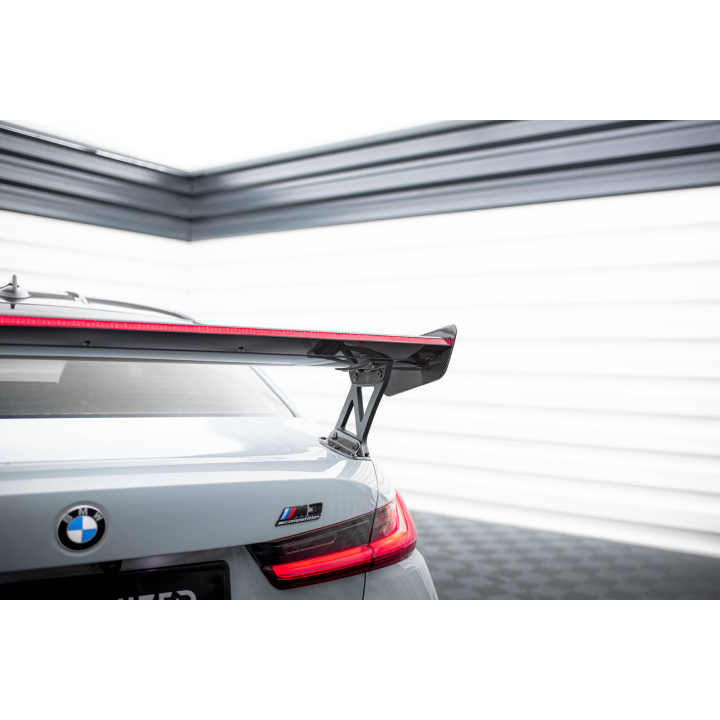 Karbonowy Spoiler Z Zewnętrznymi Wspornikami + LED BMW M3 G80 / M340i G20 / 3 M-Pack G20 / 3 Standard G20