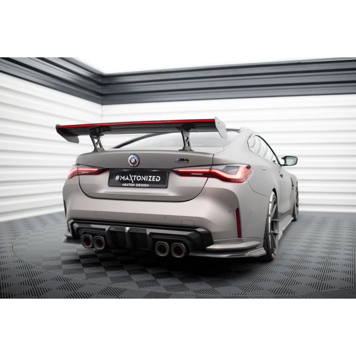 Karbonowy Spoiler Z Wewnętrznymi Wspornikami + LED BMW M4 G82 / G82 Facelift / M440i / 4 M-Pack G22 / G22 Facelift