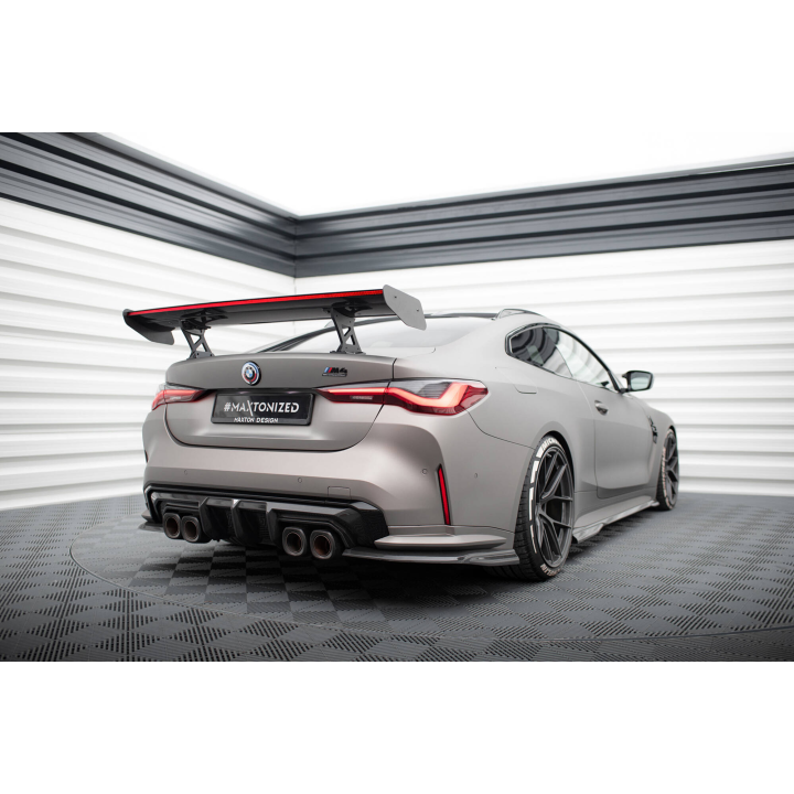Karbonowy Spoiler Z Wewnętrznymi Wspornikami + LED BMW M4 G82 / G82 Facelift / M440i / 4 M-Pack G22 / G22 Facelift