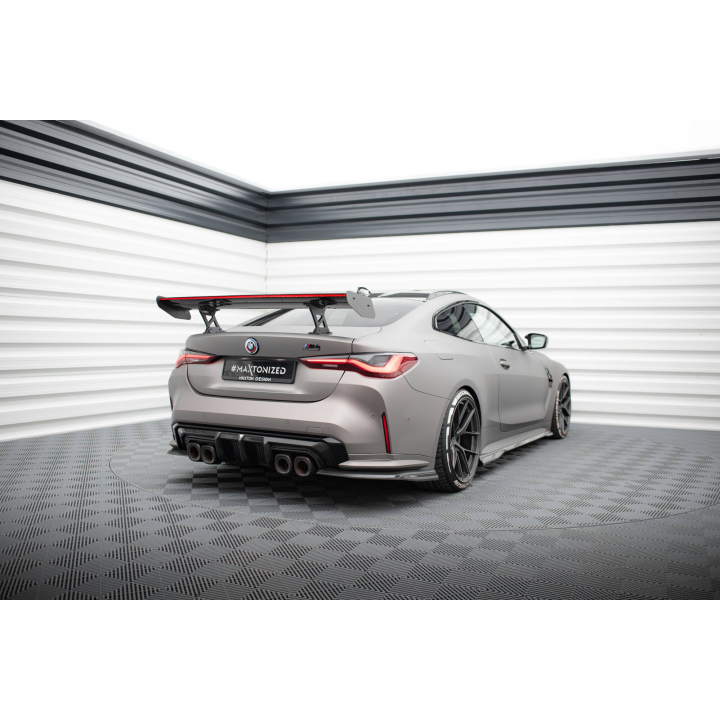 Karbonowy Spoiler Z Wewnętrznymi Wspornikami + LED BMW M4 G82 / G82 Facelift / M440i / 4 M-Pack G22 / G22 Facelift