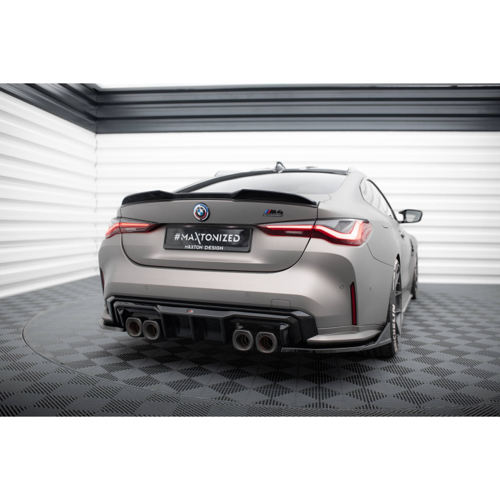 Splittery Tylne Boczne V.5 (Do dokładki V.1) BMW M4 G82 / G82 Facelift