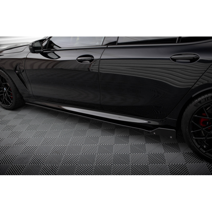 Dokładki Progów V.1 + Flaps BMW M8 Gran Coupe F93 / 8 Gran Coupe M-Pack G16