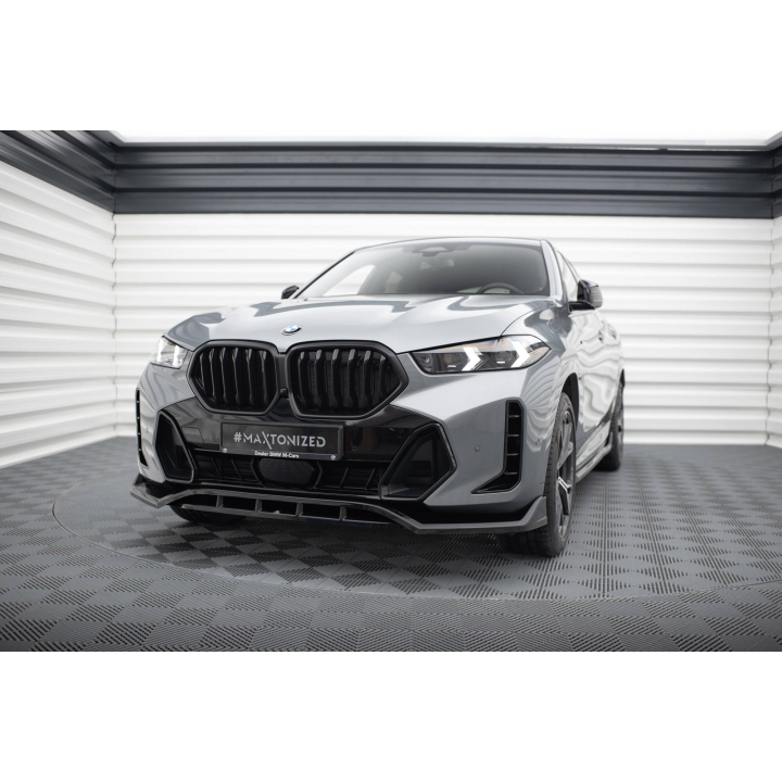 Splitter Przedni V.2 BMW X6 M-Pack G06 Facelift