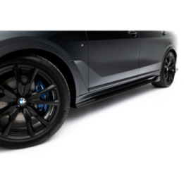 Karbonowe Splittery Boczne Prepreg BMW X7 M-Pack G07 Facelift