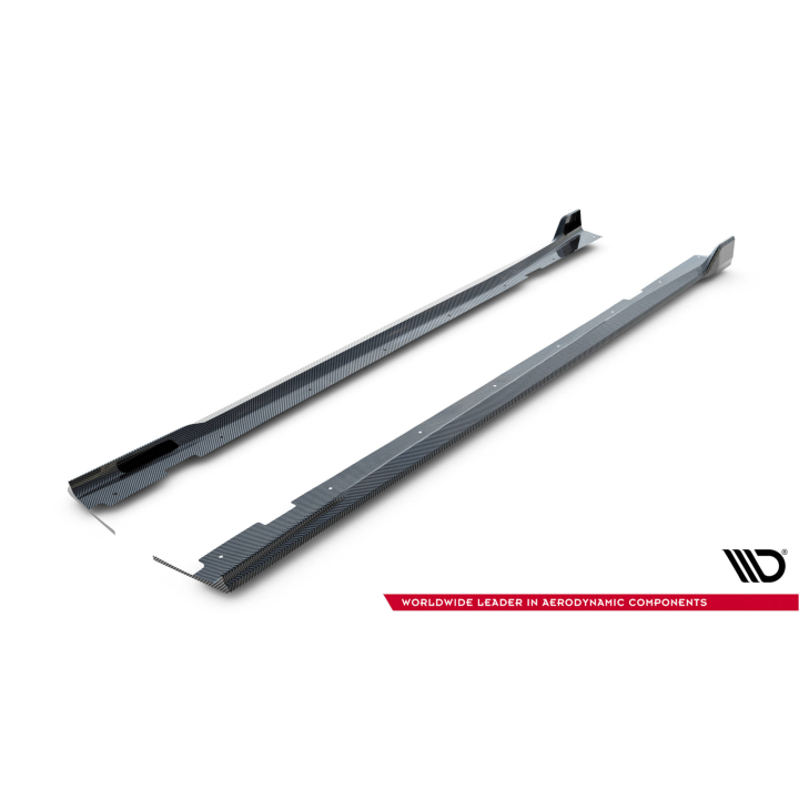 Karbonowe Splittery Boczne Prepreg BMW X7 M-Pack G07