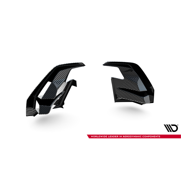 Karbonowe Wloty Powietrza W Zderzaku Przednim Prepreg BMW X7 M-Pack G07 Facelift