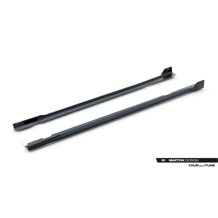 Karbonowe Splittery Boczne Prepreg BMW X7 M-Pack G07