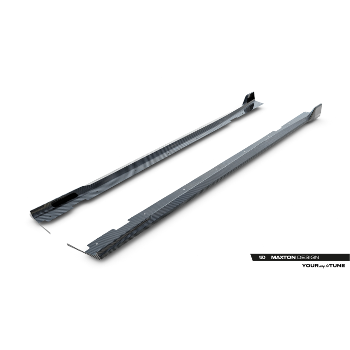Karbonowe Splittery Boczne Prepreg BMW X7 M-Pack G07