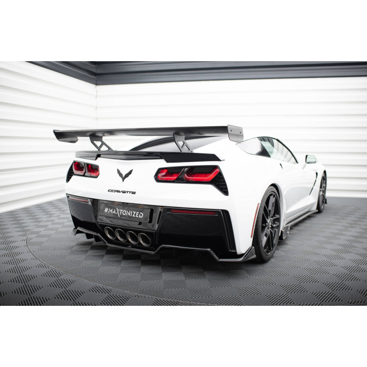 Karbonowy Spoiler Z Wewnętrznymi Wspornikami Chevrolet Corvette Stingray / Grand Sport C7