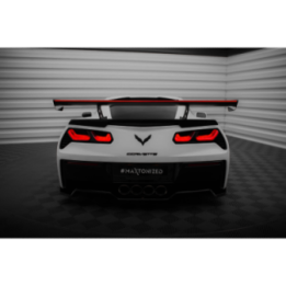 Karbonowy Spoiler Z Wewnętrznymi Wspornikami + LED Chevrolet Corvette Stingray / Grand Sport C7