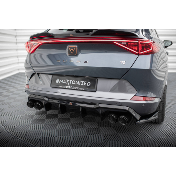 Dokładka Tylna V.3 + Końcówki Wydechu Cupra Formentor VZ Mk1 / Mk1 Facelift