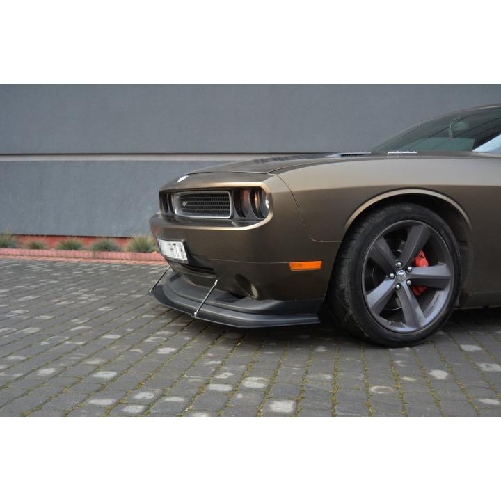 SPLITTER PRZEDNI HYBRYDOWY V.1 DODGE CHALLENGER MK3. PHASE-I SRT8 COUPE