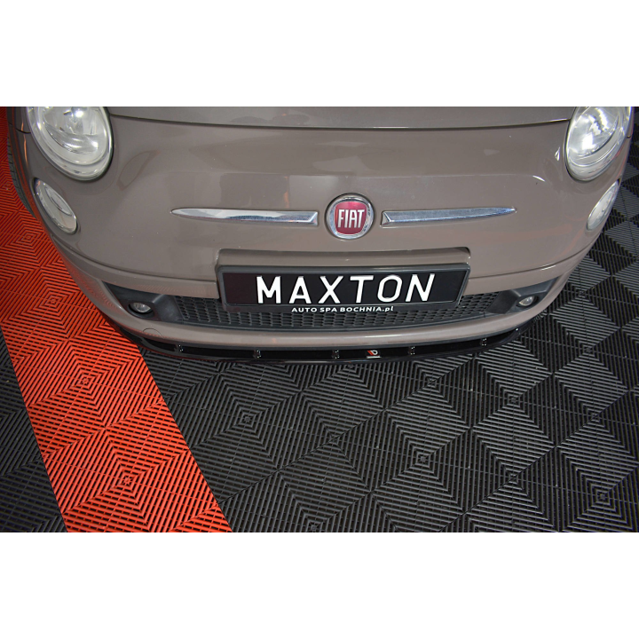 SPLITTER PRZEDNI V.1 FIAT 500 HATCHBACK PRZEDLIFT
