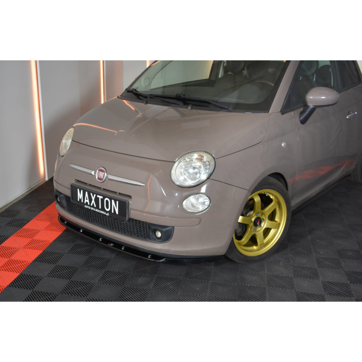 SPLITTER PRZEDNI V.1 FIAT 500 HATCHBACK PRZEDLIFT