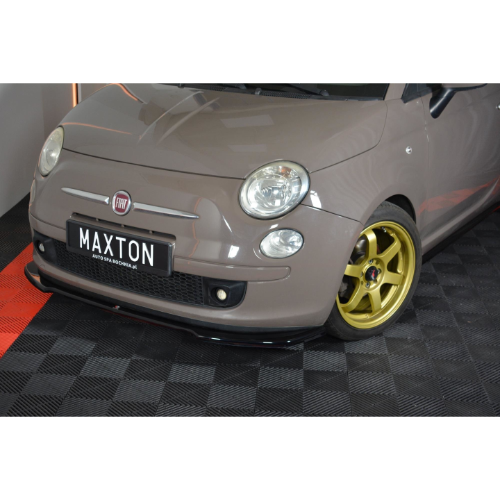SPLITTER PRZEDNI V.2 FIAT 500 HATCHBACK PRZEDLIFT