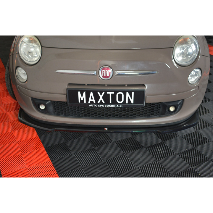 SPLITTER PRZEDNI V.2 FIAT 500 HATCHBACK PRZEDLIFT