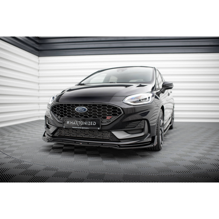 Splitter Przedni V.4 + Flaps Ford Fiesta ST / ST-line Mk8 Facelift