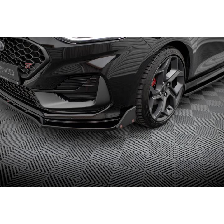 Splitter Przedni V.4 + Flaps Ford Fiesta ST / ST-line Mk8 Facelift