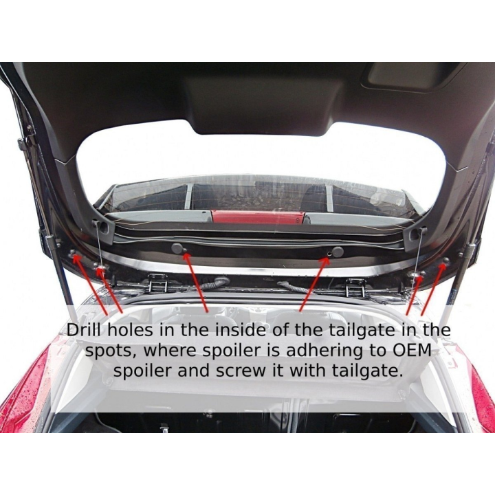 Spoiler Dachowy (RS Look) Ford Fiesta Mk7 / Mk7 FL