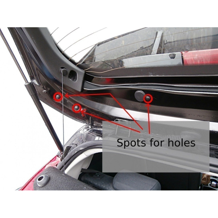 Spoiler Dachowy (RS Look) Ford Fiesta Mk7 / Mk7 FL