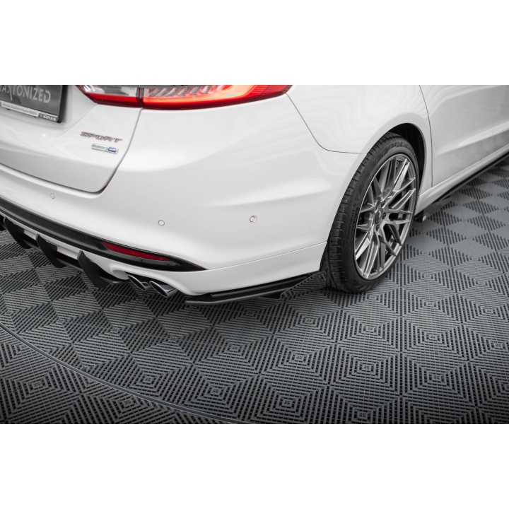Splittery Tylne Boczne Street Pro + Flaps Ford Mondeo Sport Mk5 Facelift / Fusion Sport Mk2 Facelift