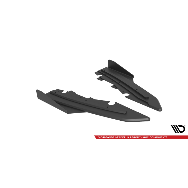 Splittery Tylne Boczne Street Pro + Flaps Ford Mondeo Sport Mk5 Facelift / Fusion Sport Mk2 Facelift