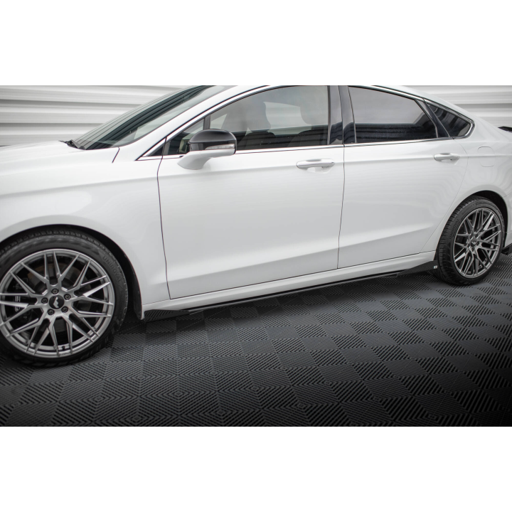 Dokładki progów Street Pro + Flaps Ford Mondeo Sport Mk5 Facelift / Fusion Sport Mk2 Facelift