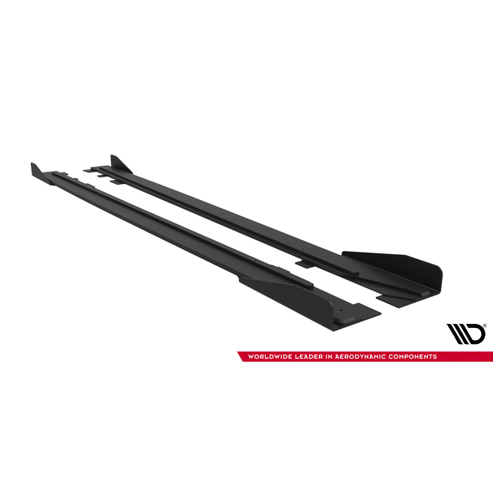 Dokładki progów Street Pro + Flaps Ford Mustang GT Mk6