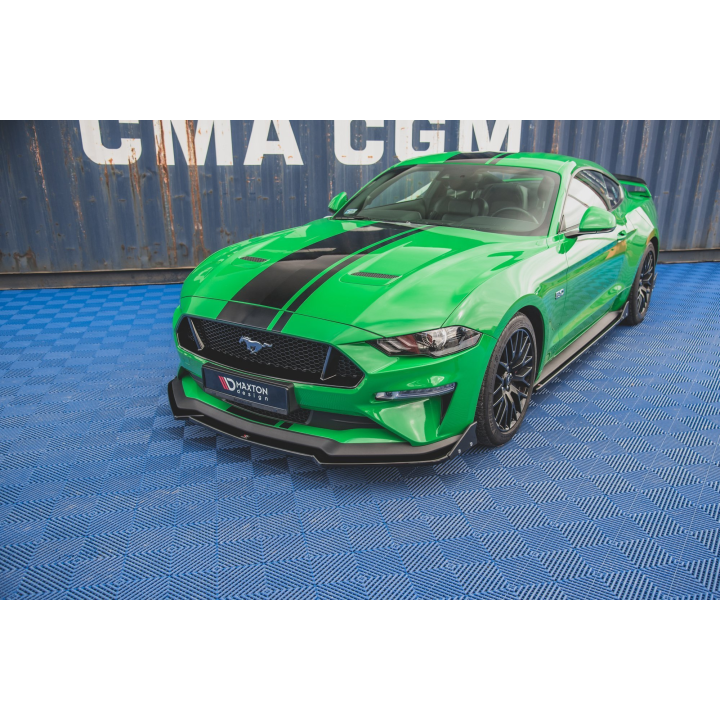 Splitter Przedni V.1 + Flaps Ford Mustang GT Mk6 Facelift