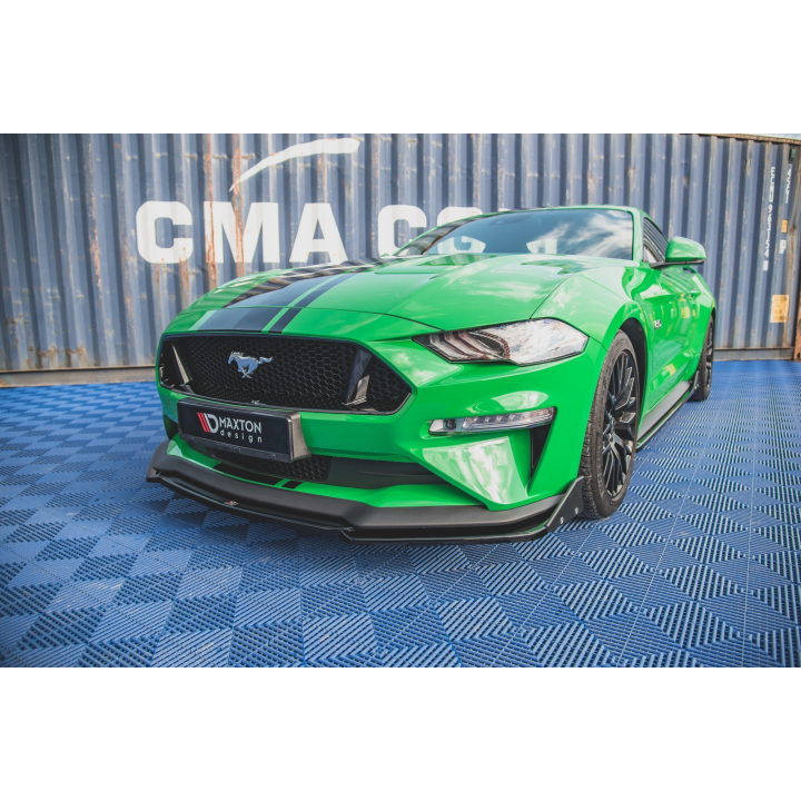 Splitter Przedni V.2 + Flaps Ford Mustang GT Mk6 Facelift