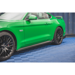Dokładki Progów + Flaps Ford Mustang GT Mk6 Facelift