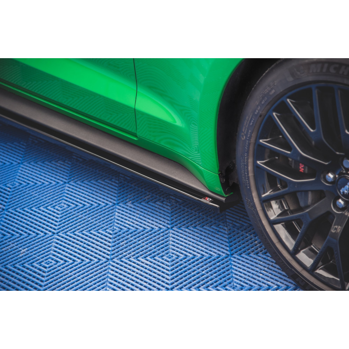 Dokładki Progów + Flaps Ford Mustang GT Mk6 Facelift