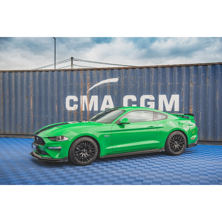 Dokładki Progów + Flaps Ford Mustang GT Mk6 Facelift