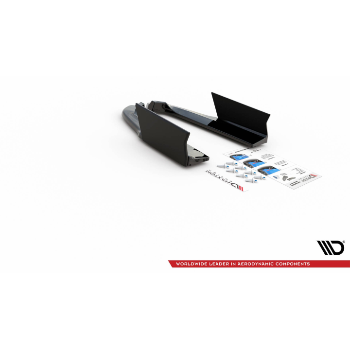 Splittery Tylne Boczne V.1 + Flaps Ford Mustang GT Mk6 Facelift