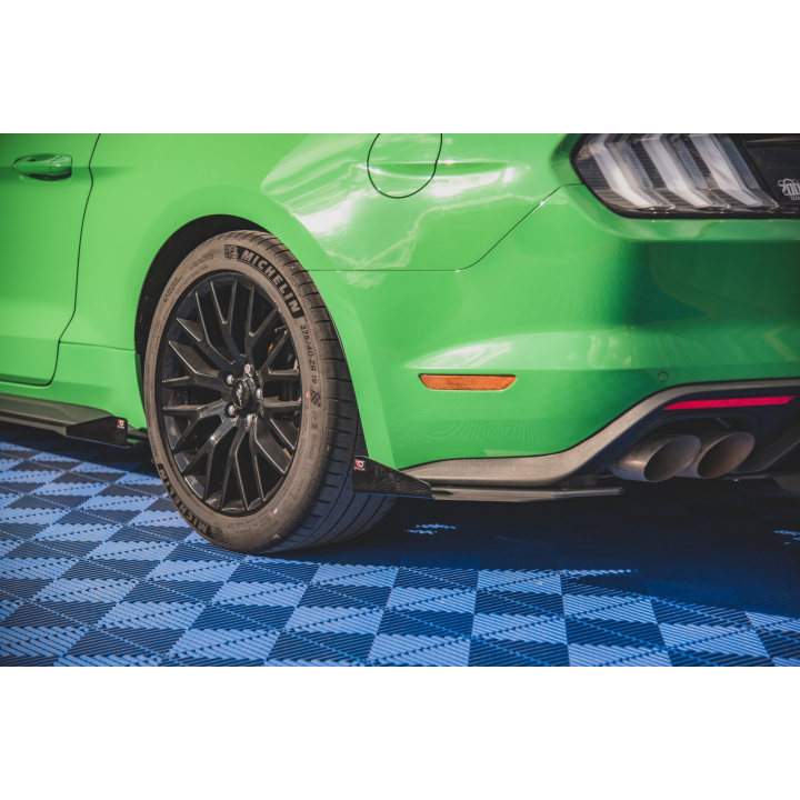 Splittery Tylne Boczne Street Pro V.1 + Flaps Ford Mustang GT Mk6 Facelift